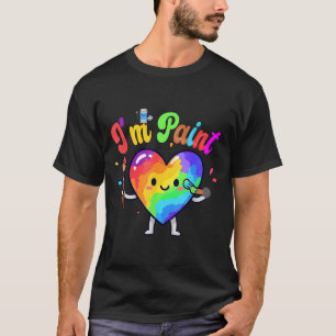 Camiseta Eu Amo Adorar Ficar Finger Estou Pintar Casal Boni