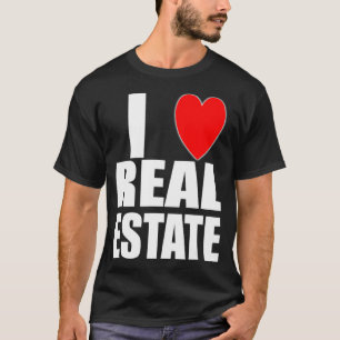 Camiseta Eu Amo Agente Imobiliário Investidor Imobiliário R