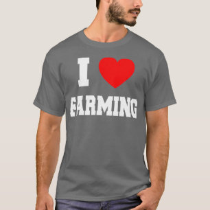 Camiseta Eu amo agricultura