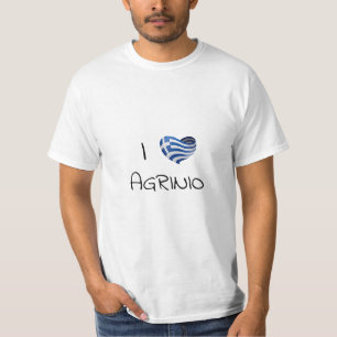Camiseta Eu amo Agrinio, piscina