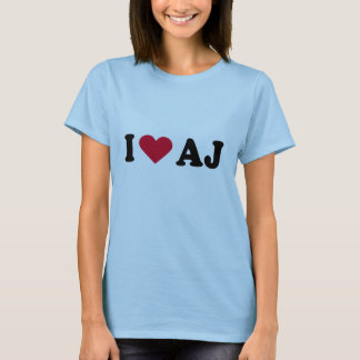 CAMISETA EU AMO AJ