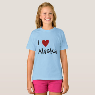 Camiseta Eu amo Alasca