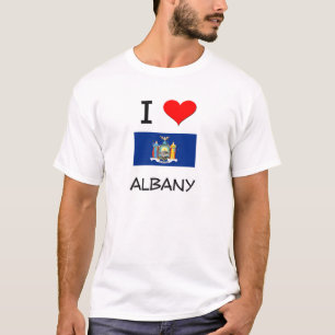 Camiseta Eu amo Albany New York