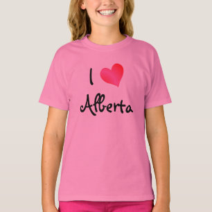 Camiseta Eu amo Alberta
