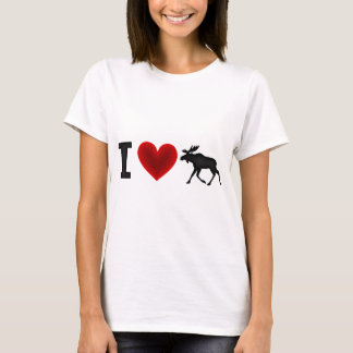 Camiseta Eu amo alces