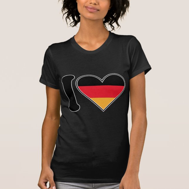 Camiseta Eu amo Alemanha (Frente)