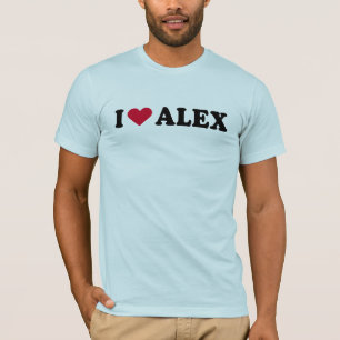 CAMISETA EU AMO ALEX