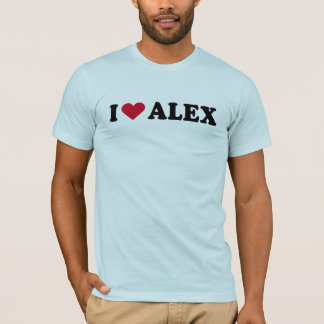 CAMISETA EU AMO ALEX
