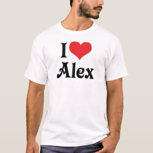Camiseta Eu amo Alex
