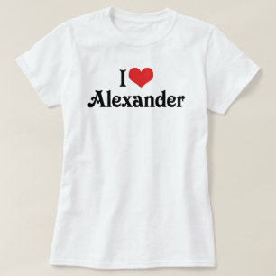 Camiseta Eu Amo Alexander