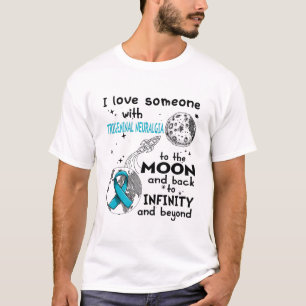 Camiseta Eu amo alguém com a consciência da Neuralgia da 