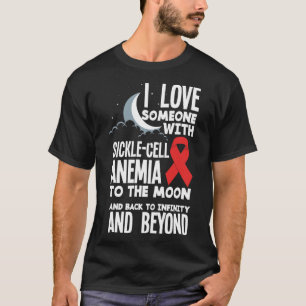 Camiseta Eu Amo Alguém Com Anemia Célula Falsiforme