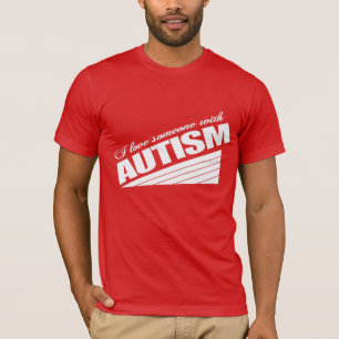 Camiseta Eu amo alguém com autismo