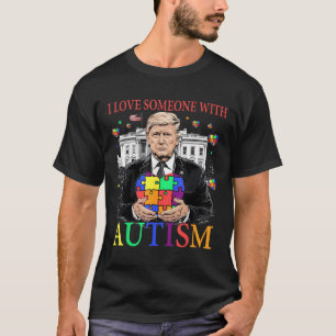 Camiseta Eu Amo Alguém Com Autismo Engraçado Autismo