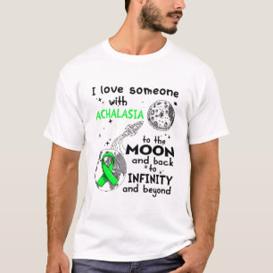 Camiseta Eu amo alguém com consciência de Achalasia