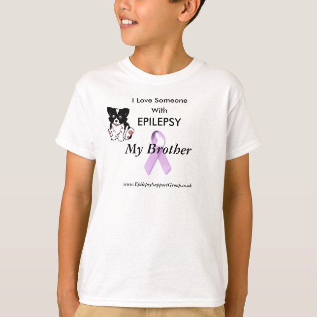 Camiseta Eu amo alguém com epilepsia (Frente)