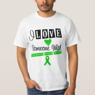 Camiseta Eu amo alguém com lesão cerebral traumático