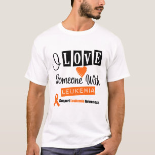 Camiseta Eu amo alguém com leucemia