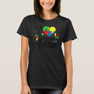 Camiseta Eu Amo Alguém com Roupa de Conscientização sobre A