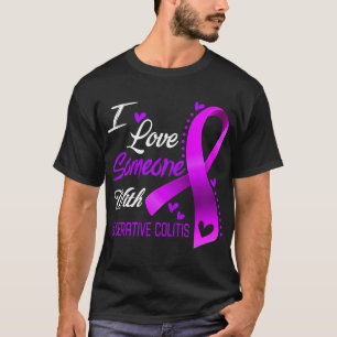 Camiseta Eu Amo Alguém Com Sensibilização Para A Colite Ulc