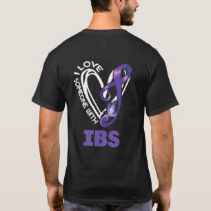 Camiseta Eu amo alguém com síndrome de Bowel Irritável d