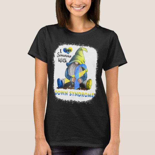 Camiseta Eu Amo Alguém Com Síndrome de Down (Frente)