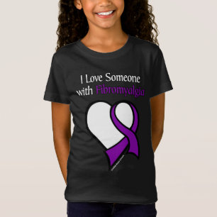 Camiseta Eu Amo Alguém... Coração/Fita... Fibro