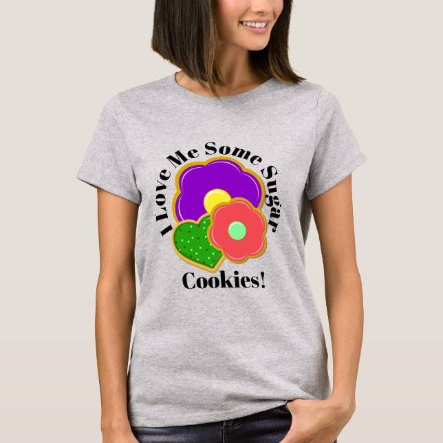 Camiseta Eu Amo Alguns Cookies! (Frente)