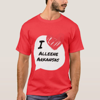 Camiseta Eu amo Alleene Arkansas Oversize