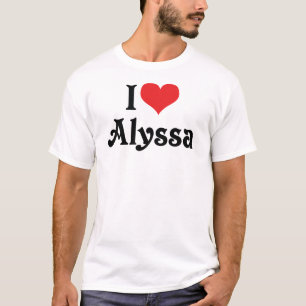 Camiseta Eu Amo Alyssa