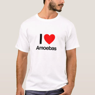 Camiseta eu amo amebas