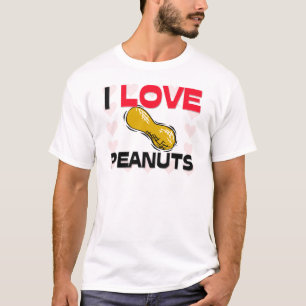 Camiseta Eu amo amendoins