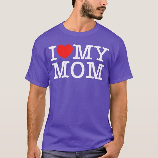Camiseta Eu Amo Amigos da Minha Mãe (Frente)