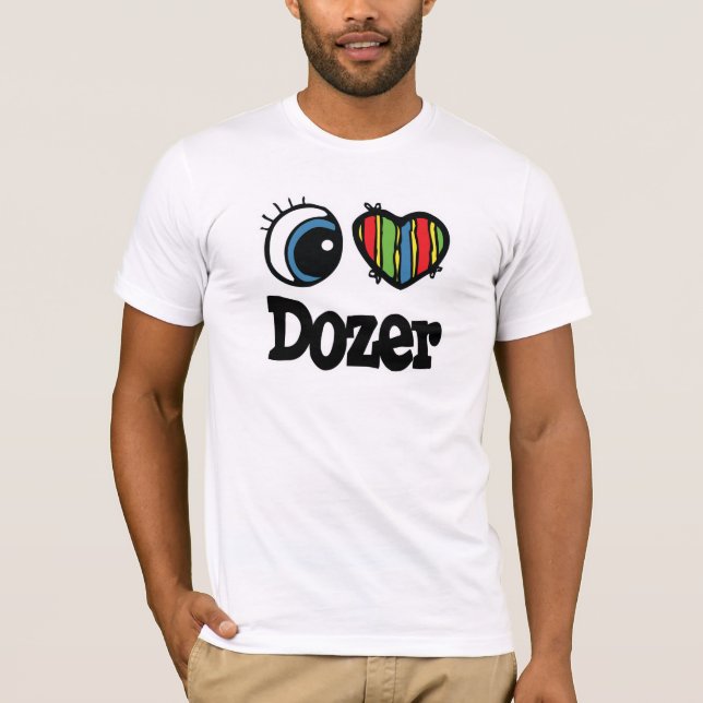Camiseta Eu Amo (Amo) Dozer (Frente)