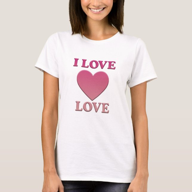 Camiseta Eu Amo Amor (Frente)