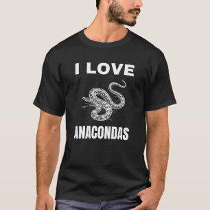 Camiseta Eu amo Anacondas