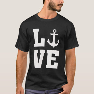 Camiseta Eu Amo Anchores - Anchor Náutico Boat Beach Ocean