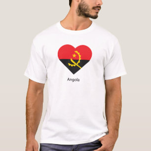 Camiseta Eu Amo Angola