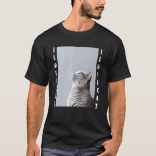 Camiseta Eu Amo Animais Que Adoram Gato Para Homens Mulhere