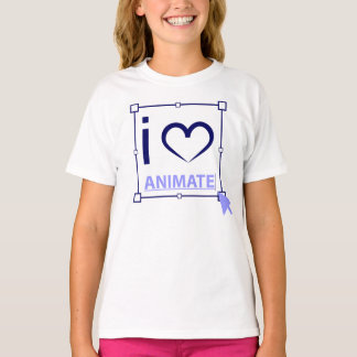 Camiseta Eu Amo Animate
