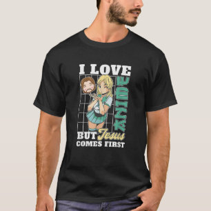 Camiseta Eu Amo Anime Mas Jesus Vem Primeira Bíblia Ventila