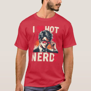 Camiseta Eu Amo Animes e Mangás de Nerds Quentes Husbando G