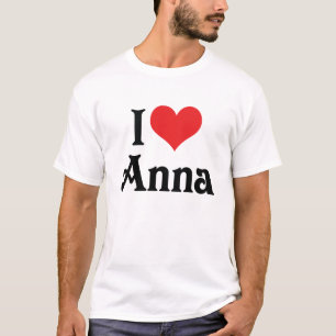 Camiseta Eu Amo Anna