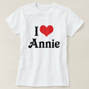 Camiseta Eu Amo Annie