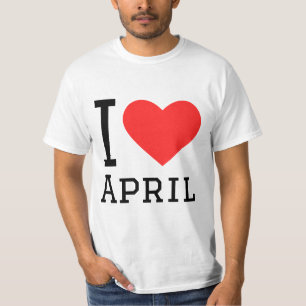 Camiseta Eu amo April