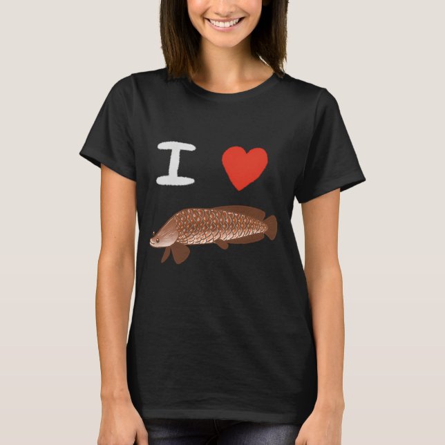 Camiseta Eu amo arapaima (Frente)