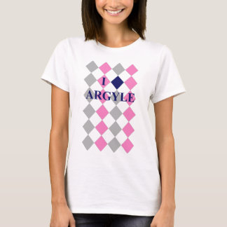 Camiseta Eu amo Argyle - mulheres!