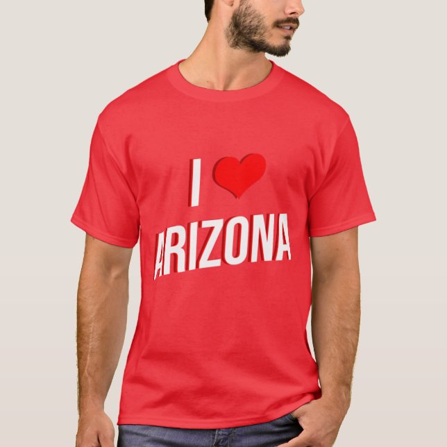 CAMISETA EU AMO ARIZONA 1 (Frente)