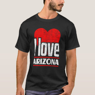 Camiseta Eu Amo Arizona Melhor Estado De Casa I Arizona Car