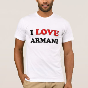 Camiseta Eu amo Armani